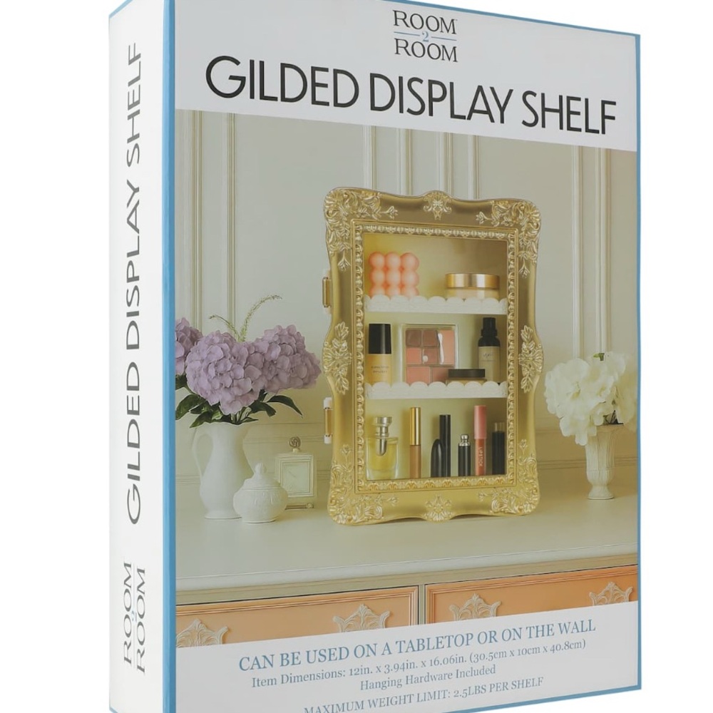 Room 2 Room Gold Gilded Display Shelf | Five Below Viral